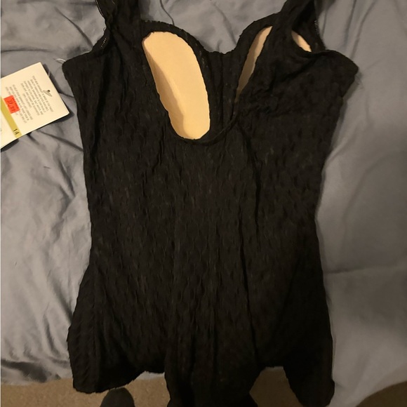 Maxine Of Hollywood Instant Minimizer NEW TAGS Size 14 Black Dress Cupped Midi - Picture 10 of 14